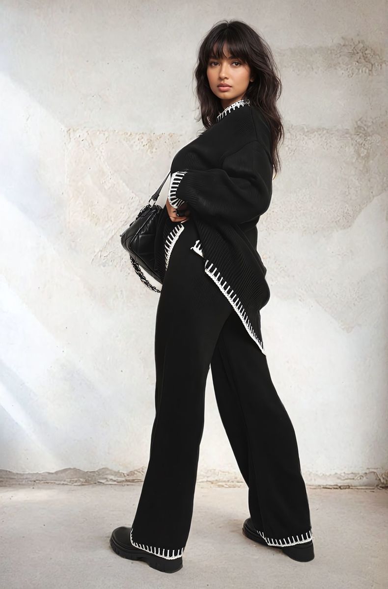 Chic, Cozy & Effortless – Stylish Knitted Co-Ord Set