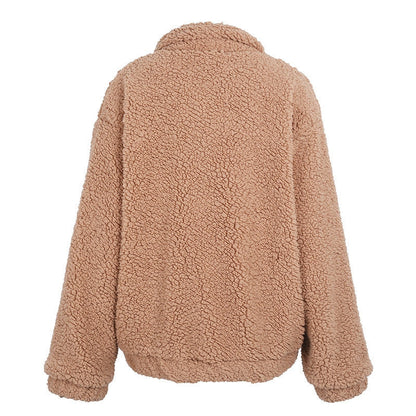 Oversized Faux Lambswool Jacket