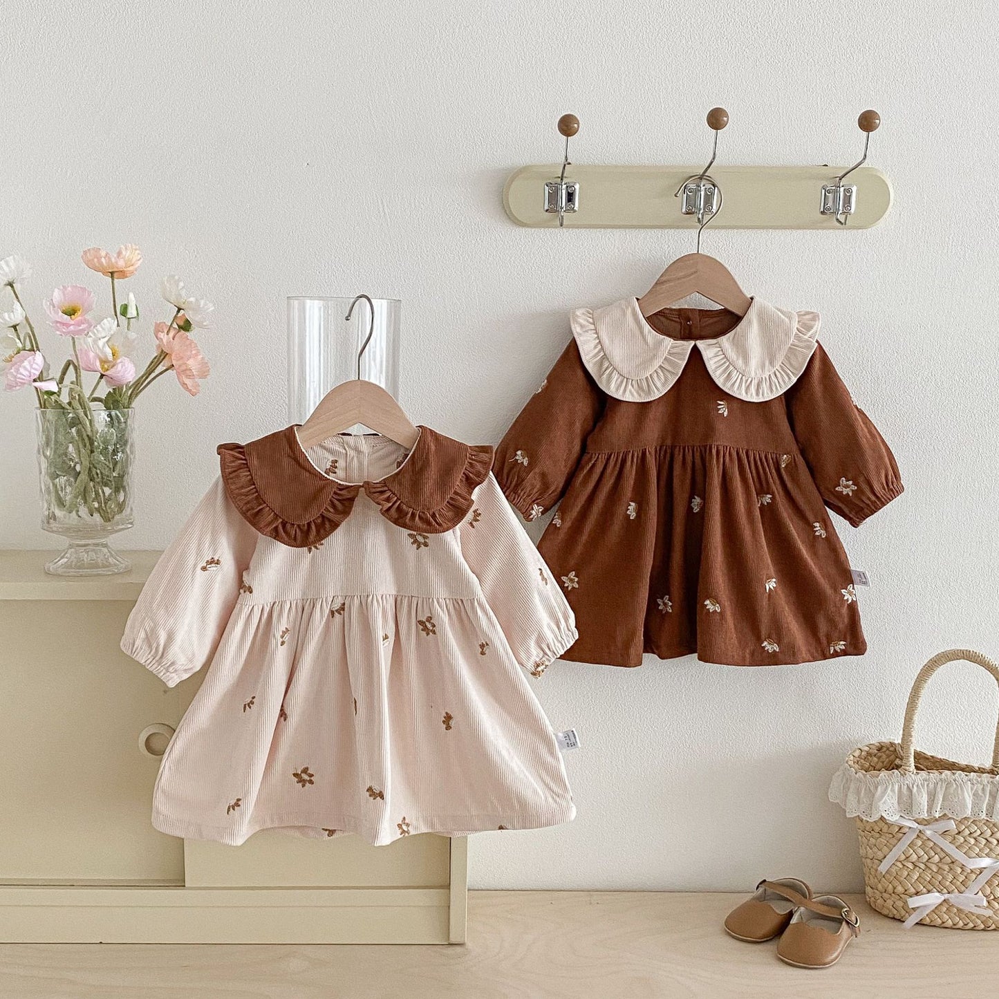 Girls dress ages 6 months–7 years floral summer dress lightweight cotton for kids