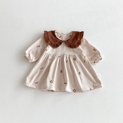 Girls dress ages 6 months–7 years floral summer dress lightweight cotton for kids