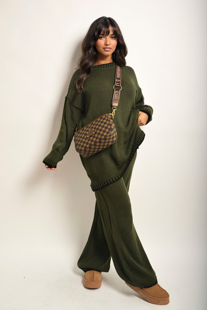 Chic, Cozy & Effortless – Stylish Knitted Co-Ord Set