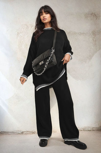 Chic, Cozy & Effortless – Stylish Knitted Co-Ord Set